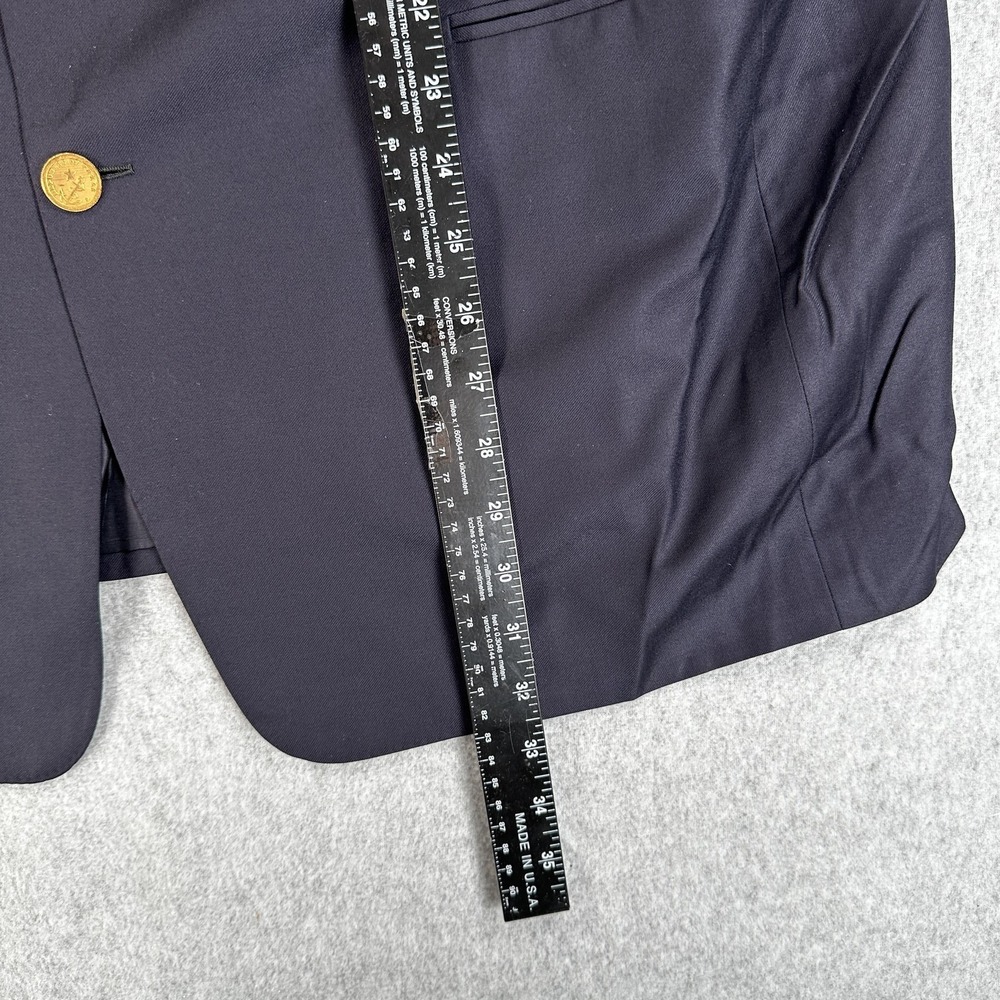 Tessitura Di Quaregna Blazer Nick Lopez Blazer Sport Coat Mens XL Wool Buttons - Picture 6 of 11